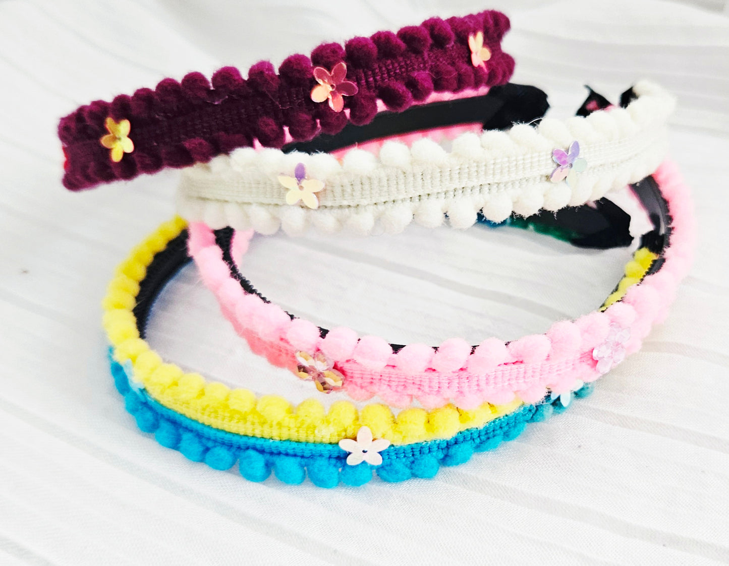 Pom pom hairbands