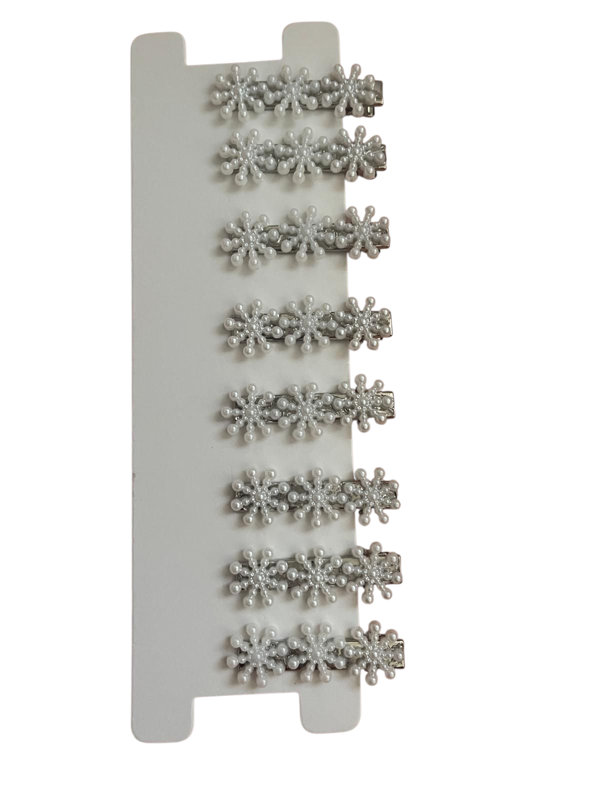 Snowflakes alligator hair clips